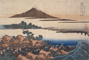 冨嶽三十六景 甲州伊沢暁