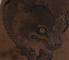 陣羽織に描かれた狼の絵