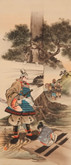 楠公父子之図