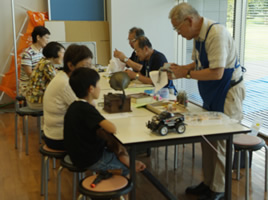 おもちゃのお医者さん診療の様子