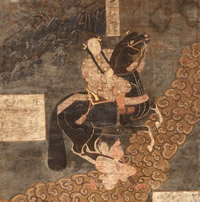 黒駒太子像(富士曼荼羅図)