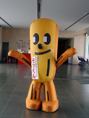 博物館に来たモッくん
