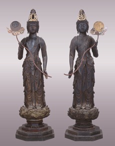 シンボル展「大善寺 日光・月光菩薩像」： 山梨県立博物館 -Yamanashi 